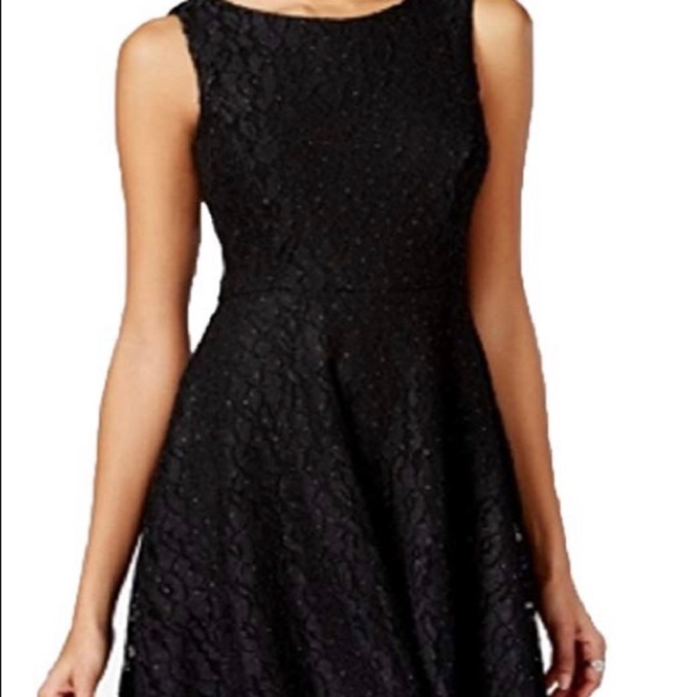 NWOT Black Lace Dress with Sparkle!
